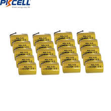 20PC PKCELL 1.2V NI-CD Batteries 4/5 SC Rechargeable Battery 1200mAh with welding tabs 4/5 SubC battery for electric drill tools 2024 - buy cheap