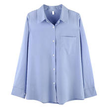 Blusa Coreana de manga larga para mujer, camisa informal Vintage, talla grande, Primavera, 2021 2024 - compra barato