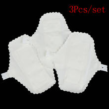 Compresas de algodón reutilizables para menstruación, paños higiénicos, suaves, lavables e impermeables, 3 uds. 2024 - compra barato