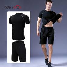 2 Pcs/Set Men Sports Suit Compression Underwear Outdoor Running Jogging Clothes T Shirt Pants Gym Fitness Workout Tights Costume 2024 - buy cheap