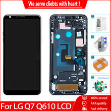 5.5'' Original For LG Q7 Q610 LCD Touch Screen With Frame Assembly Digitizer Replacement For LG Q610YB LM-Q610YB Screen Display 2024 - buy cheap