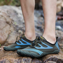 Мужские кроссовки, летняя водонепроницаемая обувь, воздухопроницаемая, для водных тренировок, для плавания, резиновая обувь для прогулок, пляжная обувь, мужские цвета 2024 - купить недорого