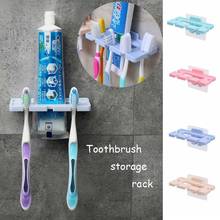 Toothbrush Holder Toothpaste Storage Rack Shaver Toothbrush Dispenser Bathroom Accessories 2024 - buy cheap