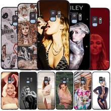 Miley-funda de teléfono suave para Samsung, carcasa de color negro para Samsung S20, S10, S9, S8, S7 edge Plus Lite Note 8, 9, 10, A6, A7, A8, A9, 2018 2024 - compra barato