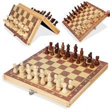 Large Size 39 * 39CM Magnetic Folding Chess High Quality Wooden Advanced Printing To Send Spare Chess Pieces Children's Day Gift 2024 - buy cheap