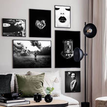 Nordic Poster Black White Canvas Painting Photography Wall Art Print Love Modern Picture For Living Room On The Wall Home Decor 2024 - buy cheap