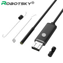 7mm 2 IN 1 USB Endoscope 480P HD Snake Tube Borescope USB Endoscopio Inspection Micro Camera For PC Smart Phone 2024 - buy cheap