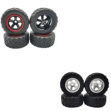 4Pcs Rubber Tires Wheel Upgrade for WPL D12 1/10 RC Truck Car Parts 2024 - buy cheap