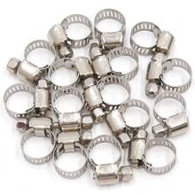 16 Pcs Stainless Steel Adjustable Car Fuel Hose Clamp Pipe Sealing Clip 6-12 Mm 2024 - buy cheap