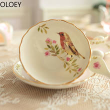 Xícara e pires de café europeu, conjunto japonês de peças artesanais, porcelana feita à mão, xícara de café e chá de cerâmica tradicional 2024 - compre barato