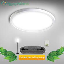 Kaguyahime-Panel de luz LED para el hogar, lámpara de techo redonda de 18W, 24W, 36W, con superficie AC85-265V, para Decoración 2024 - compra barato