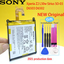 SONY Xperia Z2 L50w Sirius SO-03 D6503 D6502 Phone High Quality Battery 100% Original 3200mAh LIS1543ERPC Battery 2024 - buy cheap