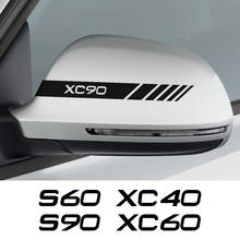 For Volvo AWD S40 S60 S90 T6 V40 V50 V60 V90 XC40 XC60 XC90 Car Rearview Mirror Cover Stickers Auto Vinyl Decoration Accessories 2024 - buy cheap