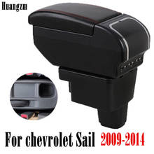 For chevrolet Sail Car Armrest box Center Console Storage Box with Cup holder 9 USB Charging 2009-2014  2010 2011 2012 2013 2024 - buy cheap