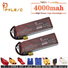 High Rate 7.4v 4000mAh Lipo Battery For RC Helicopter Parts 2s Lithium battery 7.4v 35C RC Cars Airplanes Drones Battery T/XT60 2024 - buy cheap