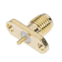 1PC SMA Female 2 Hole Panel Flange Jack With Solder Post Terminal RF Connector 2024 - buy cheap