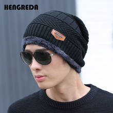 Gorro de invierno para hombre, gorro de punto Hengreda, cálido, con Calavera, de lana gruesa, 2019 2024 - compra barato