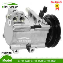 For free shipping AC compressor for hyundai accent AVANTE COUPE 97701-22060 97701-34080 97701-28201 97701-22061 97701-22000 2024 - buy cheap