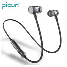 Picun H6 Wireless Bluetooth Headphones Neckband Sport Earphones Hi-Fi Stereo Bass Music Headset With Mic For iPhone Xiaomi Sony 2024 - buy cheap