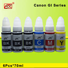 CK Refill Ink Kits 4colors *70ml for Canon GI-490 GI-590 GI-790 GI-890 Pixma G1000 G1100 G1400 G2400 G3400 G2000 G3000 Printer 2024 - buy cheap