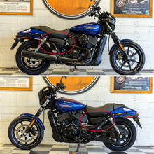 Cubiertas de carenado lateral para batería de motocicleta, cubierta de batería izquierda y derecha para Harley Street XG750 XG 750 500 XG500 2014-2017 2018 ABS 2024 - compra barato