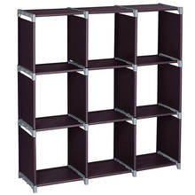 Storage  Cube Organizer 3 Tier 9 Cube Closet Storage Cabinet Book Shelf Shelving For Bedroom Living Room Office 2024 - buy cheap