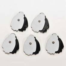 100 Pairs EMS TENS Electrodes Pads Palm Shape With Button 3.5mm Use For TENS Machine Physical Therapy 2024 - buy cheap