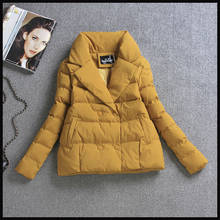 Abrigo corto de Invierno para Mujer, chaqueta acolchada coreana, calientes chaquetas abrigos, Parkas para Mujer, KJ3348 2020 8865 2024 - compra barato