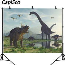 Capisco Jurassic Dinosaur Photography Backgrounds Children Kids Dinosaur Theme Party Decoration Backdrop Photo Studio Props 2024 - buy cheap