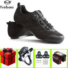 Tiebao-Zapatillas de ciclismo transpirables para hombre, calzado para triatlón, para bicicleta de carretera 2024 - compra barato