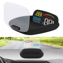 Universal Auto Detector Mirror Head Up Display Car GPS Speedometer Projector Water Temperature RPM Voltage C800 OBD2+HUD 2024 - buy cheap