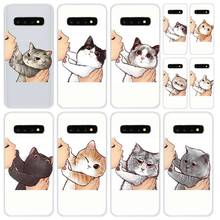 Soft Silicone Case For Samsung Galaxy S21 S20 Uitra S10 S9 S8 Plus Lite Ultra S20fe S10e S7Edge Cat, don't dislike me 2024 - buy cheap