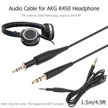 1.5m Audio Cable 2.5mm Male to 3.5mm for AKG K450 Q460 K480 K451 Earphone 2024 - buy cheap