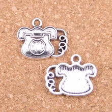 54pcs Charms telephone phone 22x18mm Antique Pendants,Vintage Tibetan Silver Jewelry,DIY for bracelet necklace 2024 - buy cheap