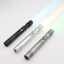 LGT ученик световой меч силы FX тяжелых Дуэльный Перезаряжаемые RGB световой меч Цвет изменение металлической ручкой звук вок запереть 2024 - купить недорого