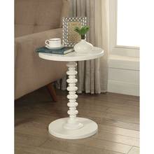 17"Dia x 22"H  Side Table End Table in White  US Warehouse In Stock 2024 - buy cheap