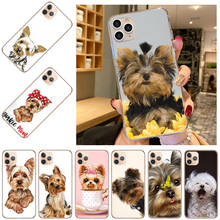 Funda de teléfono para iPhone 13, 12, 11 Pro, XS, Max, 7, 8 Plus, X, XR, SE2020, 12, Mini, Yorkshire Terrier, cachorro, cubierta suave de silicona TPU 2024 - compra barato