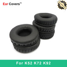 Ear Pads For AKG K52 K72 K92 Headphone Earpads Replacement Headset Ear Pad PU Leather Sponge Foam 2024 - buy cheap