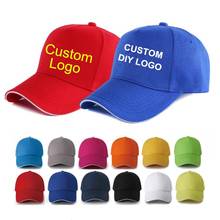 Men casual cotton Curved visor cap 1pc custom logo OEM ODM DIY logo baseball caps Snapbacks hat Women Advertising  trucker hats 2024 - buy cheap