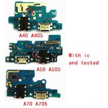 10pcs Tested USB Charging Dock Port Connector Flex Cable For Samsung A10 A20 A30 A40 A50 A60 A70 M10 M20 M30 M40 2024 - buy cheap