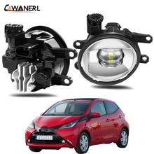 Fog Light Assembly Car Right + Left LED Lens Fog Lamp Daytime Running Light 12V For Toyota Aygo (_B4_) 2014 2015 2016 2017 2018 2024 - buy cheap