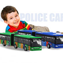 Многоцветная внутренняя коллекция сплав игрушечный автобус модель автобуса интересный стол игрушечная машинка из сплава декоративные карманы культивировать интерес 18,5 см 2024 - купить недорого