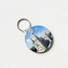 10Pcs Blank Round MDF Key Chain Wooden Board Sublimation Printing DIY Key Rings Pendant Jewelry Accessory LYY9127 2024 - buy cheap