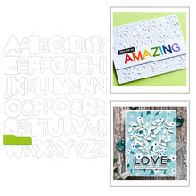 2020 New English Alphabet Metal Cutting Dies For DIY Embossing Cut Paper Craft Making Word Greeting Card Scrapbooking NO Stamps 2024 - buy cheap