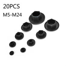 20PCS M5-24 Practical Black Hex Socket Fasteners Screws Covers Caps Bolt Screw Nut Round Head Cover Cap Protector 2024 - buy cheap