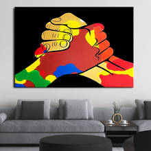 Street Graffiti Art Canvas Painting Strive Hands Art Wall Posters and Prints Inspiration Artwork Picture for Living Room Decor 2024 - buy cheap