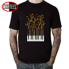 Creative Design Composer Music Note T shirt Funny Piano Key Jungle T-shirt Pianist DJ tshirt hip hop Custom Party Team Tee Shirt 2024 - buy cheap