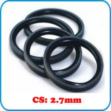 CS 2.50mm ID80mm-150mm 10pcs gasket Silicone O-Ring Seal Film Fluororubber Ring NBR Gasket plastic oil and waterproof seal 2024 - buy cheap