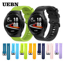 UEBN-Correa deportiva de silicona para HUAWEI Watch GT 2, correa de muñeca de 46mm para HUAWEI WATCH GT 2e, accesorios reemplazables, correas de reloj 2024 - compra barato