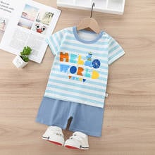 0-4Y New Baby Boy Girl Clothing Set Infant Baby Boys Clothes Suit T Shirt + Shorts Summer Beach Sport Outfits Children Clothes 2024 - buy cheap